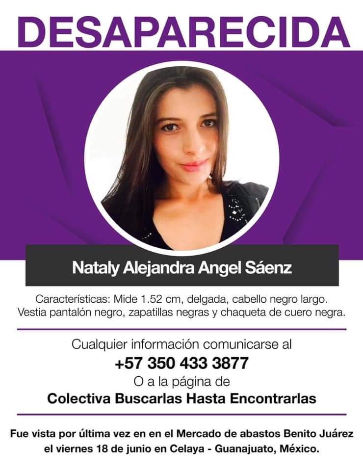 Imagen enviada por Familia de Nataly Angel