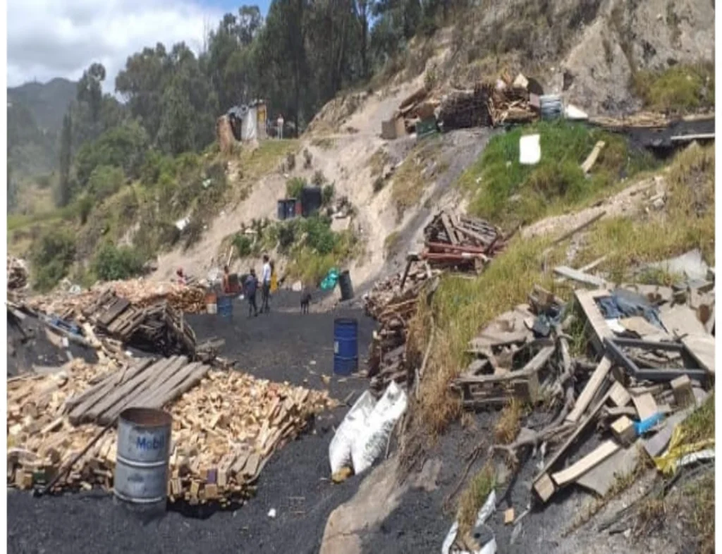 Operación Ilegal de Extracción de Carbón en Soacha y Sibaté