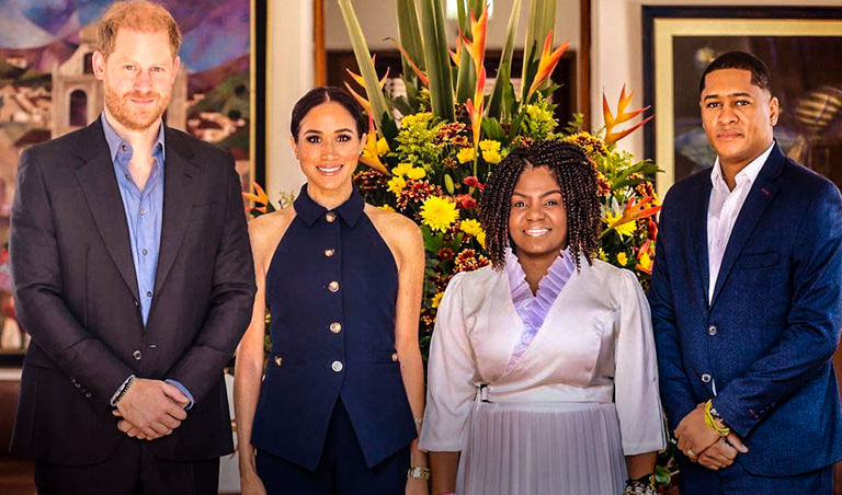 Príncipe Harry y Meghan Markle están en Colombia
