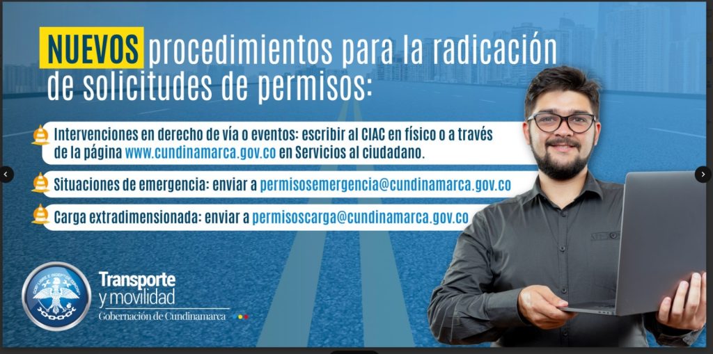 Cundinamarca simplificó trámites para gestionar permisos de movilidad