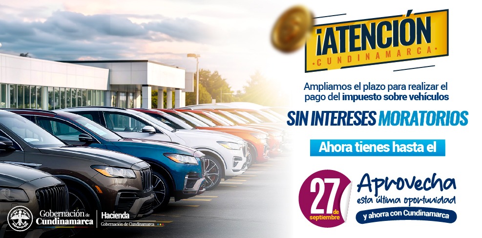 Ampliación pago impuestos vehículos