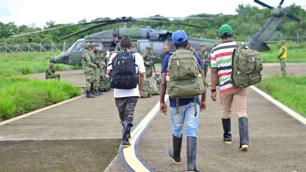 190 niños han sido reclutados a la fuerza