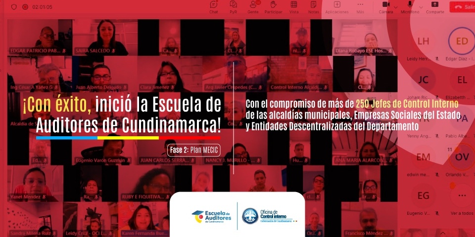 Inició la Escuela de Auditores de Cundinamarca