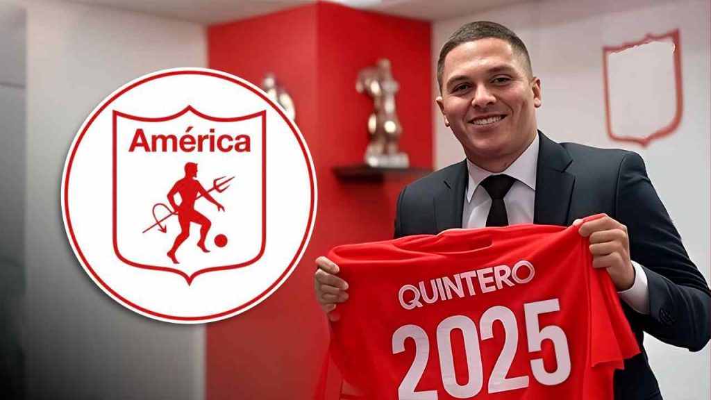 JUAN FERNANDO QUINTERO PARA EL AMERICA
