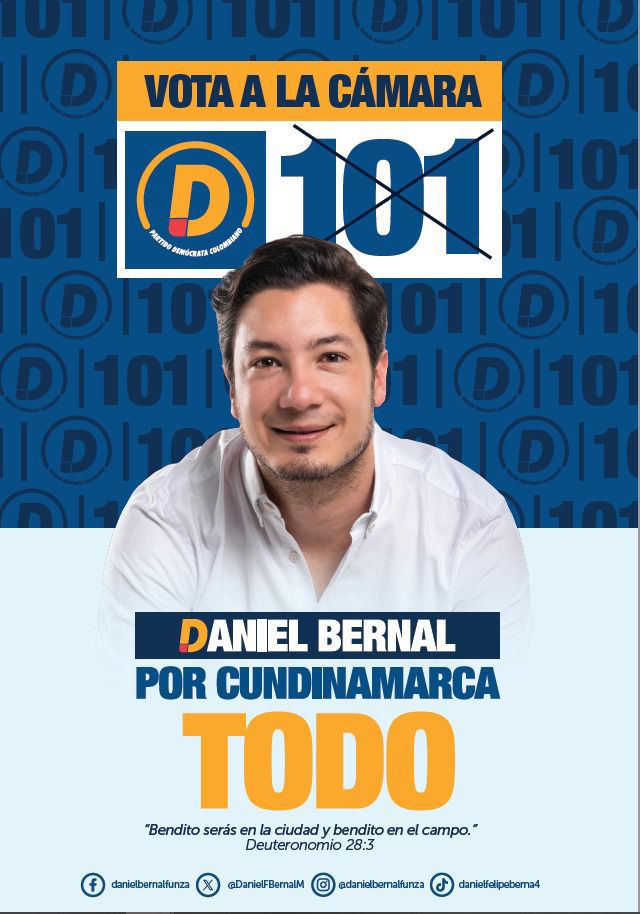 Daniel Bernal por Cundinamarca