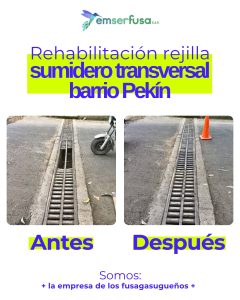 Emsrfusa realizando obras