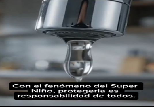 Emserfusa advierte sobre el uso racional del agua.