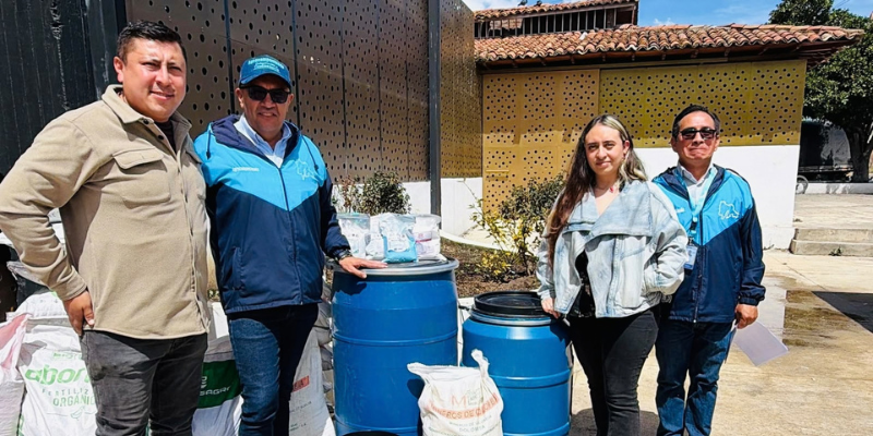46 parcelas de abonos verdes y 10 biofábricas